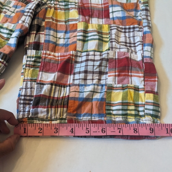 Old Navy Preppy Multi-Color Patchwork Shorts/Boys 14 - Picture 10 of 11